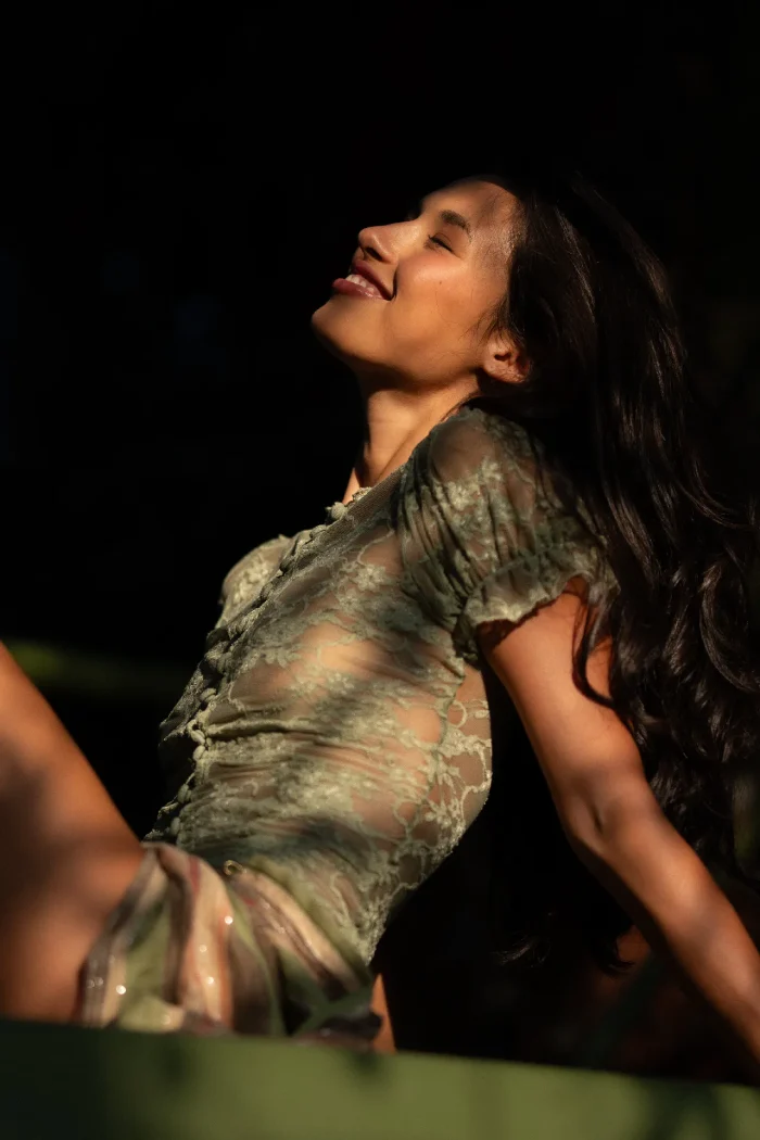 GREEN MAGNOLIA BLOUSE - Image 9