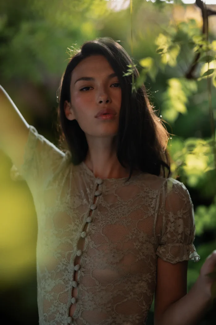 GREEN MAGNOLIA BLOUSE - Image 5